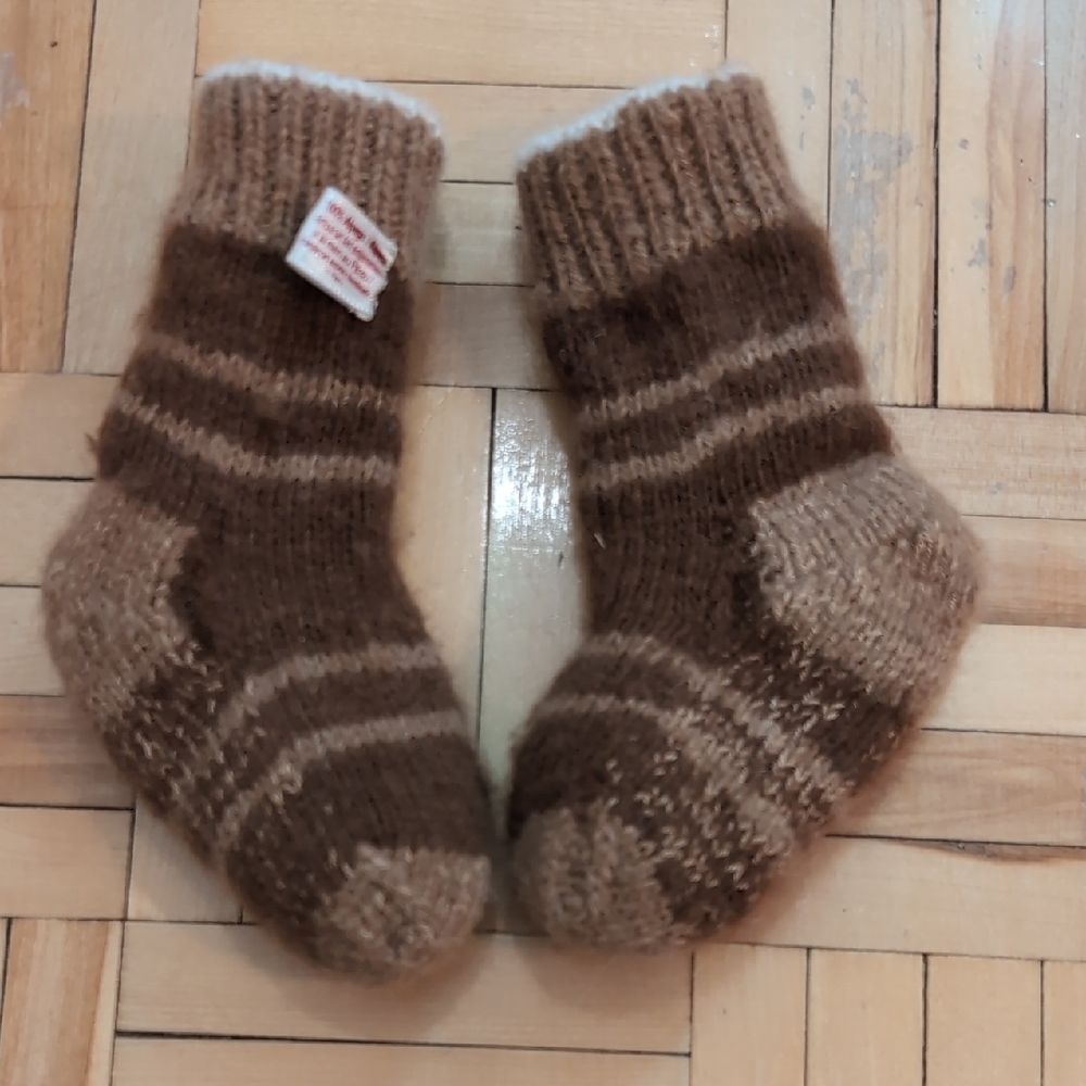 100% Alpaca Baby Socks